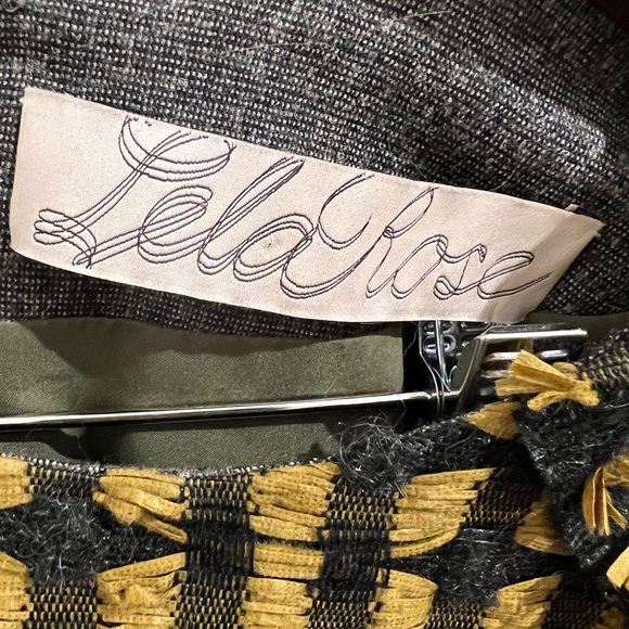 Genuine Lela Rose wool dress .Lining 100% silk - Picture 5 of 6